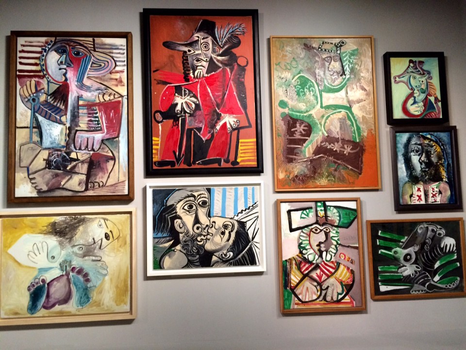 Quadros de Picasso expostos na Picasso.mania