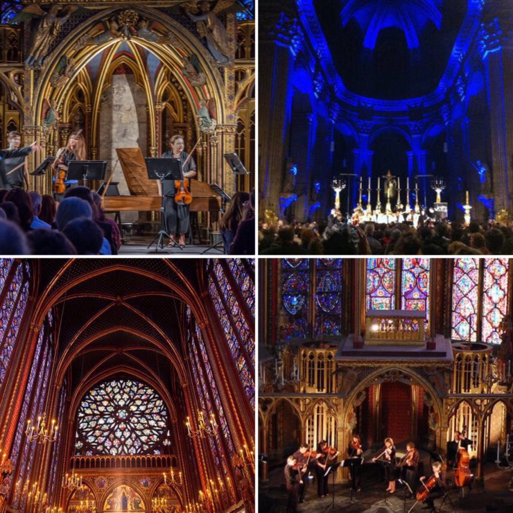 Concertos musicais em igrejas. 30 Jours à Paris